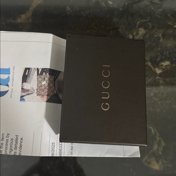NWOT GUCCI GG Supreme Kingsnake Card Holder w/ Box & COA